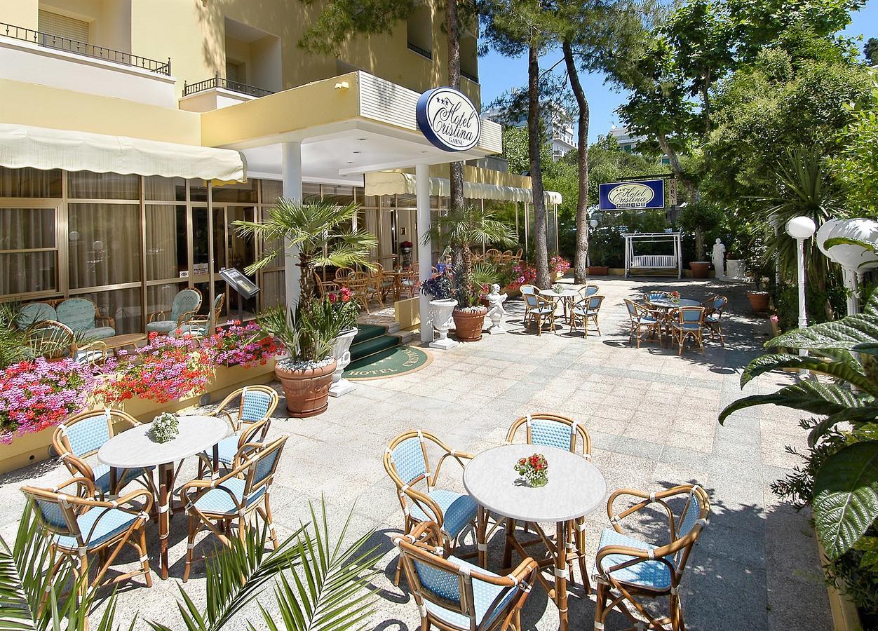 Hotel Cristina Hospitality Centrale (Adults Only) Riccione Exterior foto